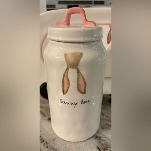 Rae Dunn OG Bunny Love Tall Canister